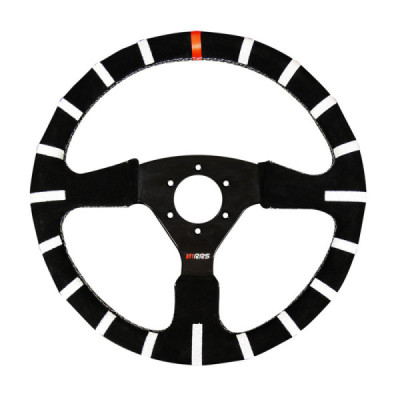 Kierownica zamszowa RRS EASY NOTE 350mm płaska