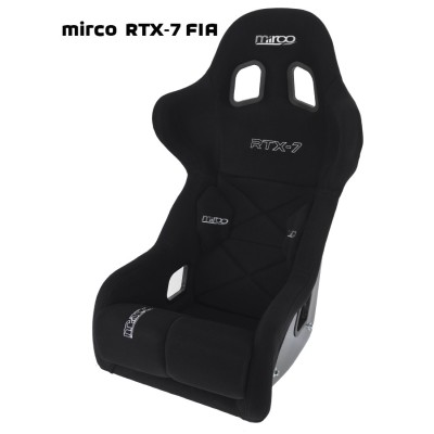 Fotel MIRCO RTX-7 FIA WELUR CZARNY