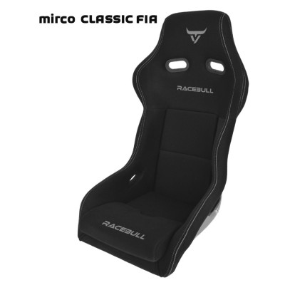 Fotel RACEBULL CLS FIA BLACK/SILVER