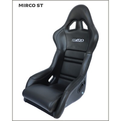 Fotel MIRCO ST SKAJ CZARNY