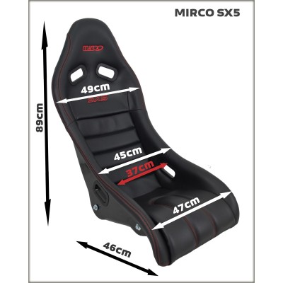 Fotel MIRCO SX6 3D