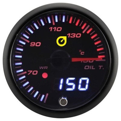Wskaźnik temperatury oleju Auto Gauge - WARNING LED