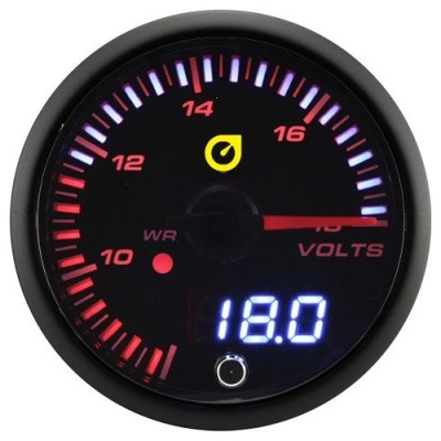 Wskaźnik napięcia VOLT Auto Gauge - WARNING LED